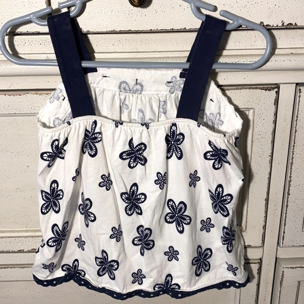 Genuine Osh Kosh B’Gosh Kids shirt Navy White 2T​